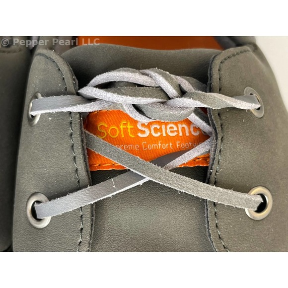 Deck Shoe Cruise Oiled Nubuck EVA Charcoal Men's Size 12 Soft Science Boat Beach - Picture 4 of 11